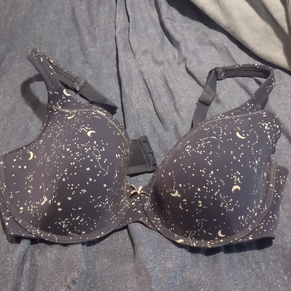 Cacique 40DD Stars constellations Underwire Bra